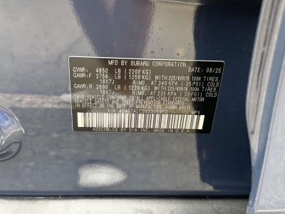 2025 Subaru OUTBACK Onyx Edition