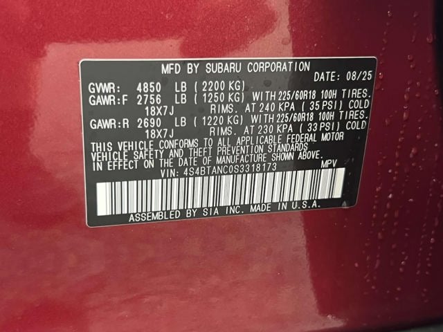 2025 Subaru OUTBACK Limited