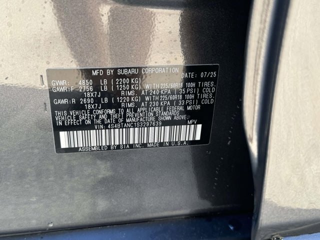 2025 Subaru OUTBACK Limited