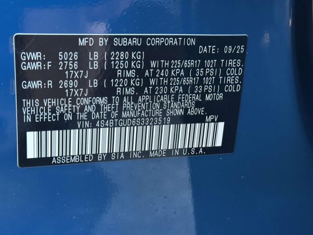 2025 Subaru OUTBACK Wilderness