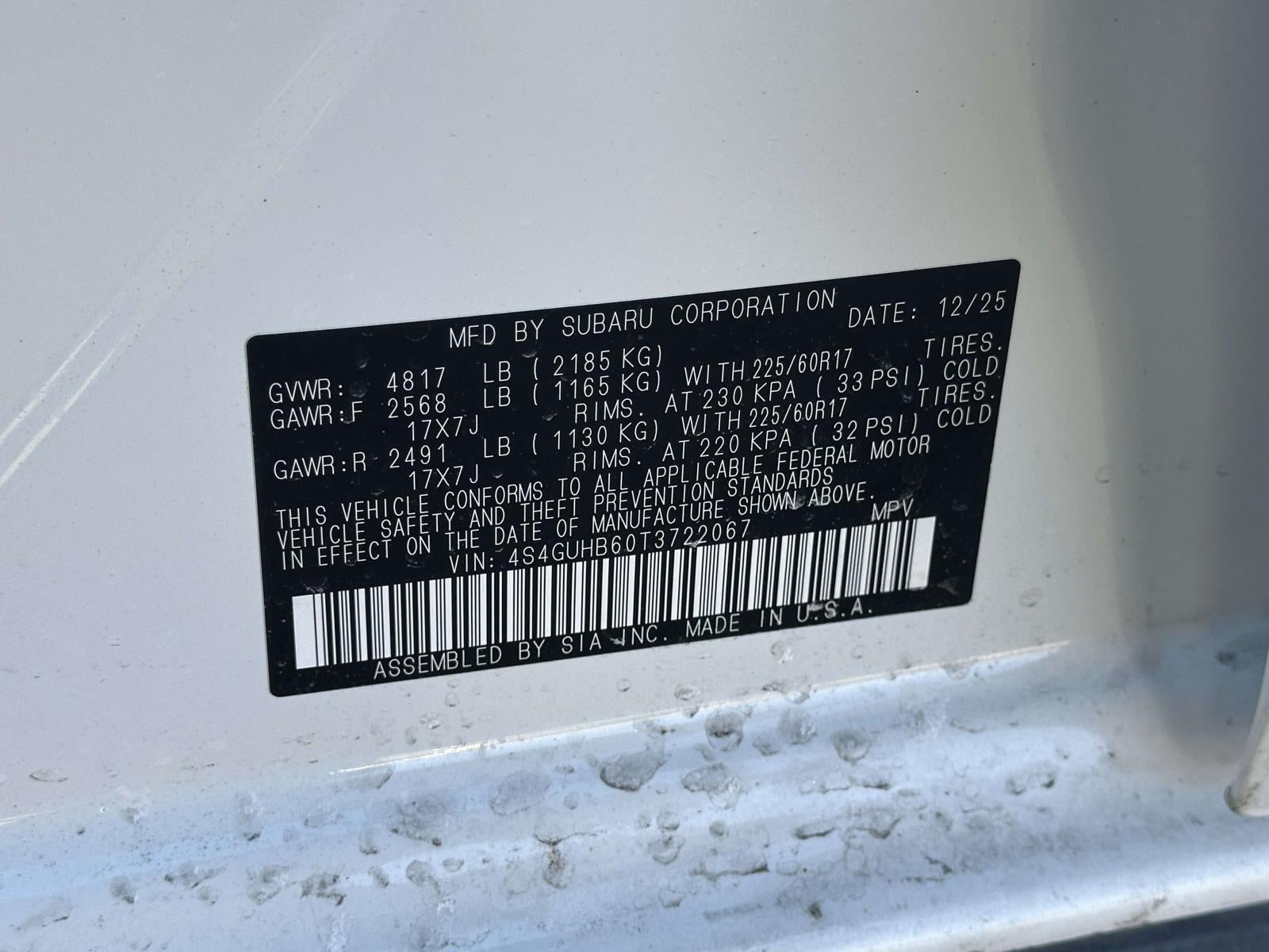 2026 Subaru CROSSTREK Base