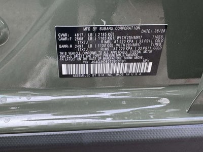 2026 Subaru CROSSTREK Premium