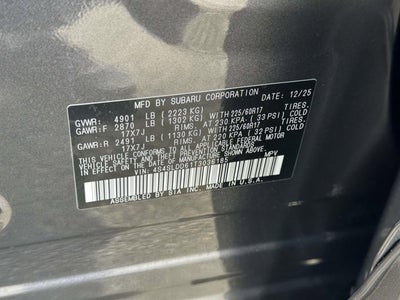 2026 Subaru FORESTER Premium