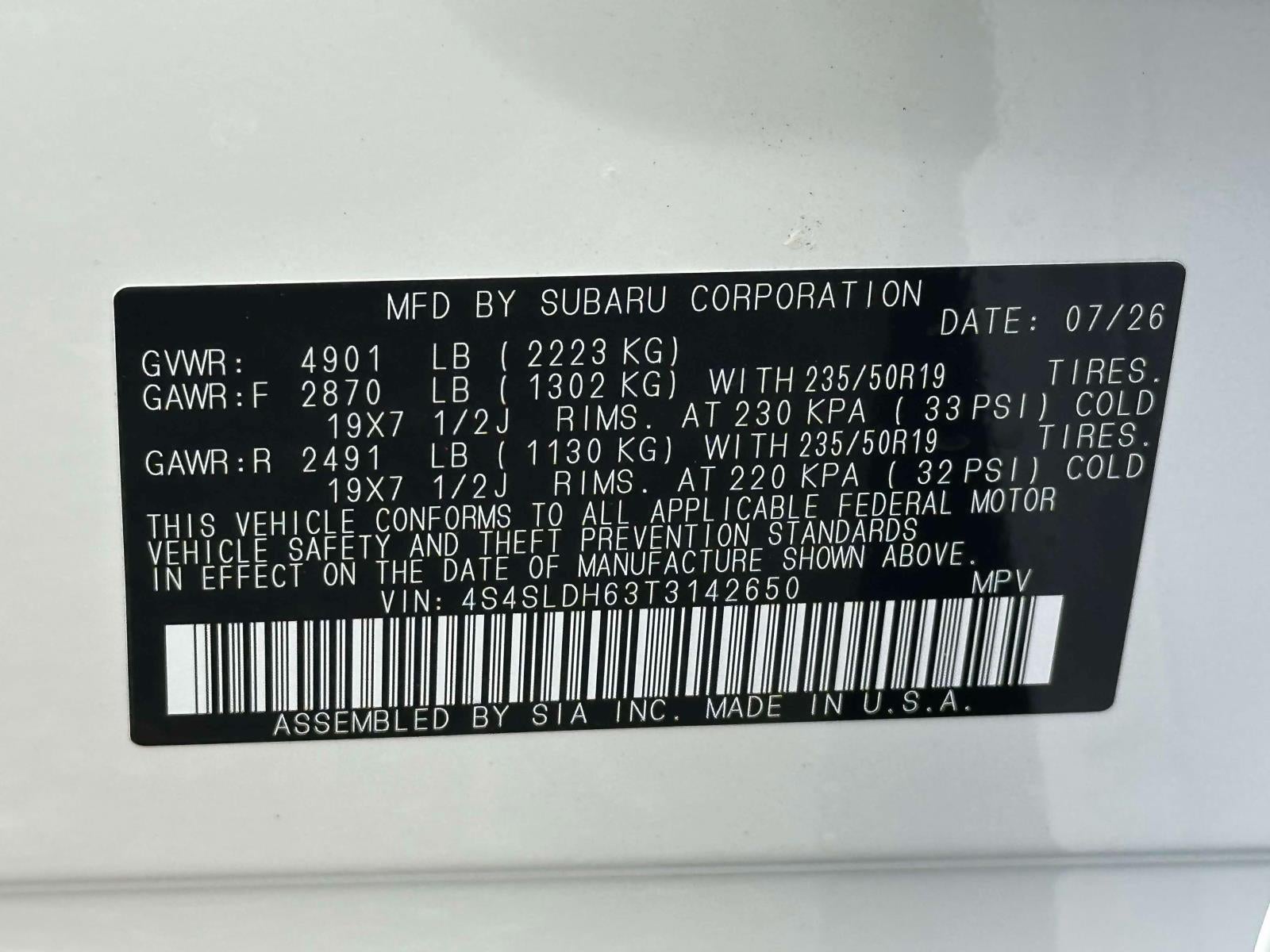 2026 Subaru FORESTER Sport Onyx Edition