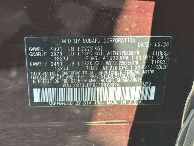 2026 Subaru FORESTER Limited