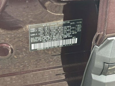 2026 Subaru FORESTER Touring