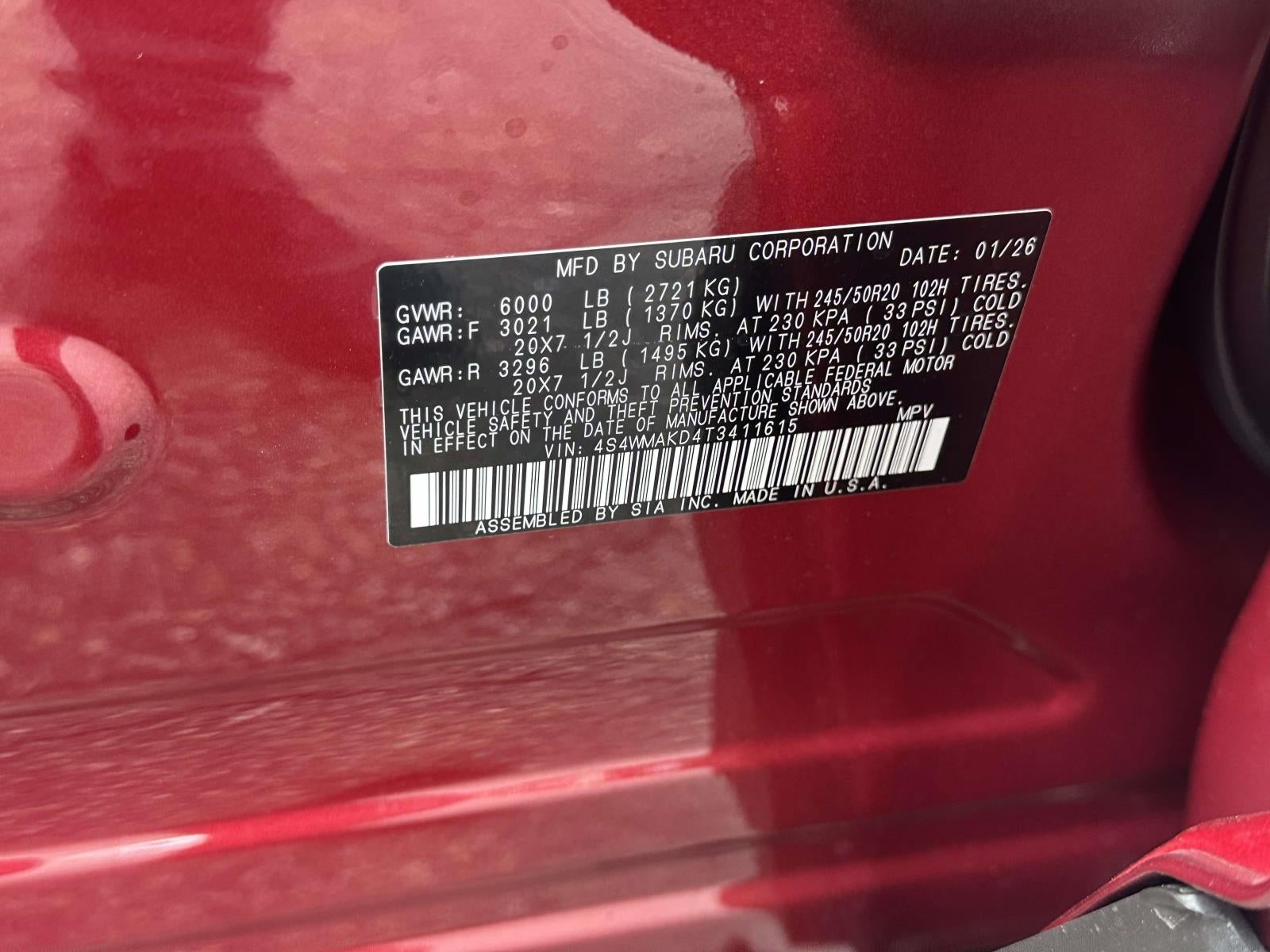 2026 Subaru ASCENT Touring 7-Passenger