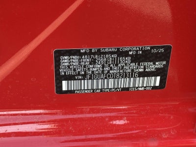 2026 Subaru IMPREZA Sport