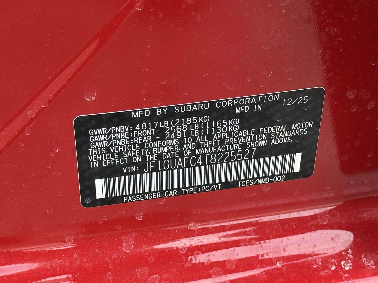 2026 Subaru IMPREZA Sport