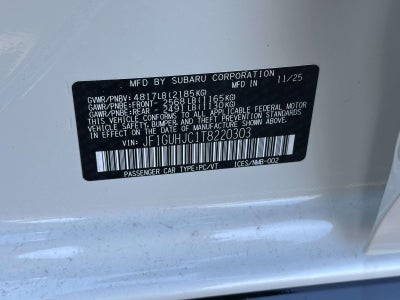 2026 Subaru IMPREZA RS