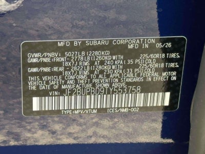 2026 Subaru OUTBACK Premium