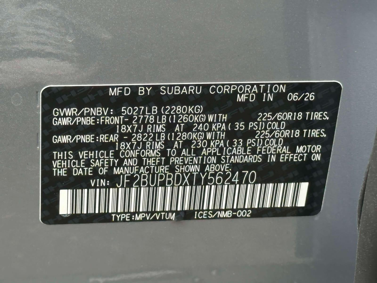 2026 Subaru OUTBACK Premium