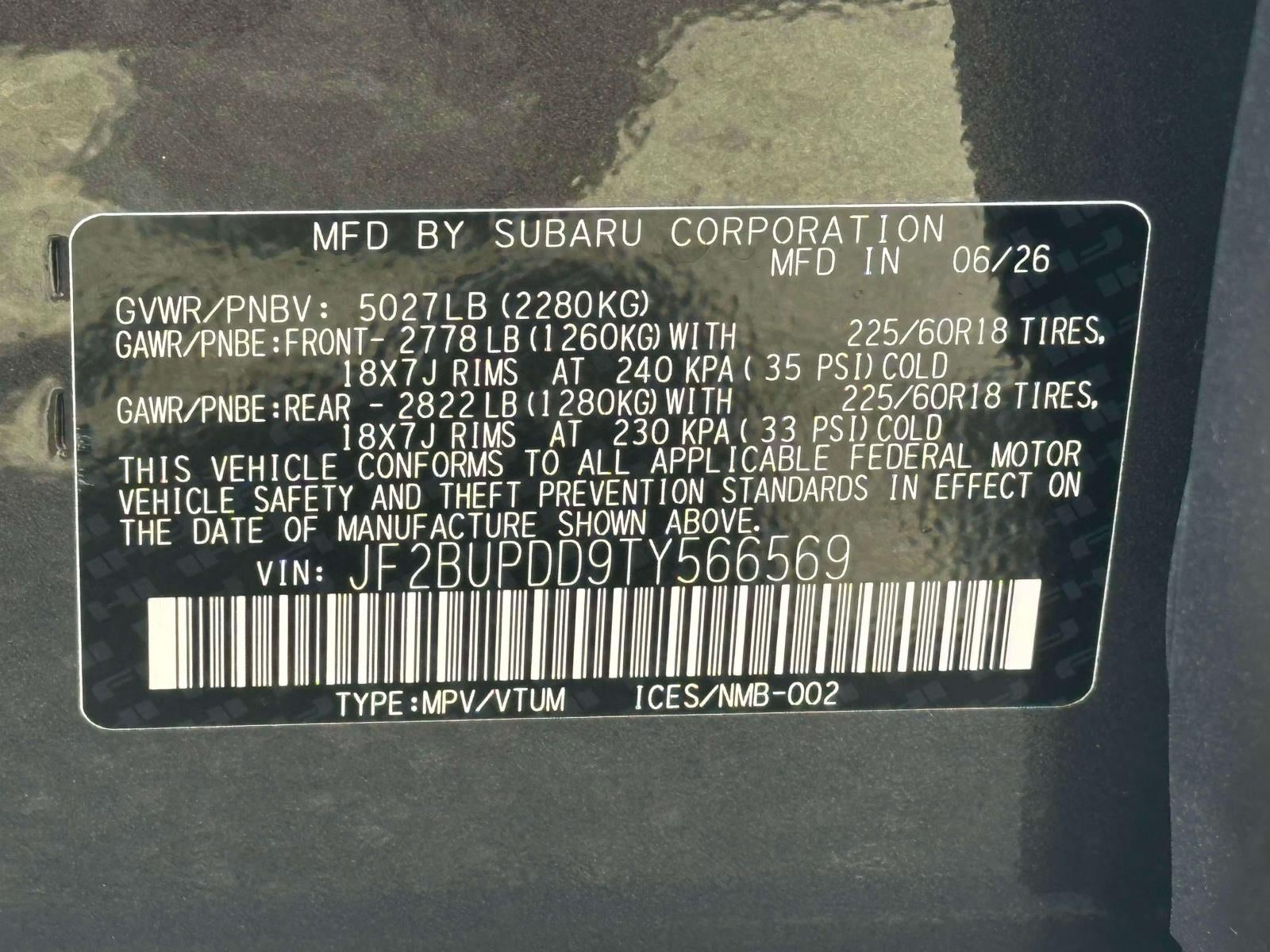 2026 Subaru OUTBACK Limited