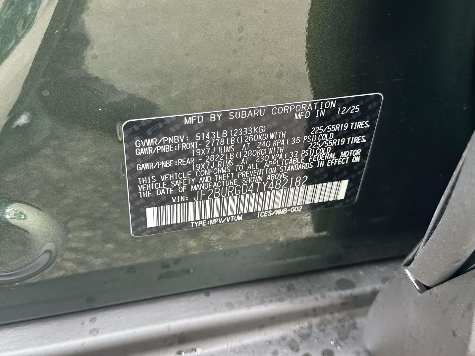 2026 Subaru OUTBACK Limited XT