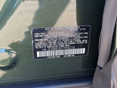 2026 Subaru OUTBACK Touring XT