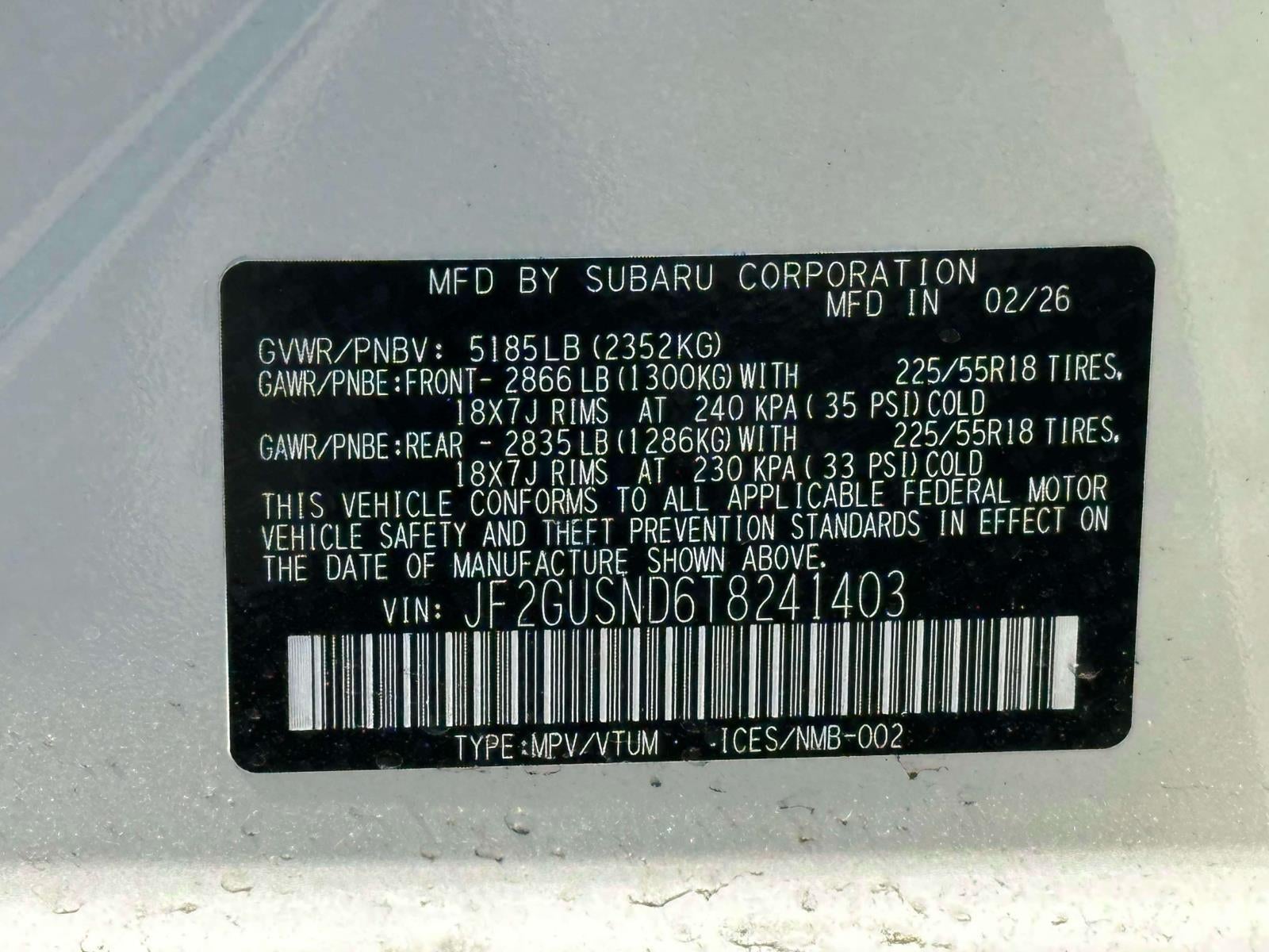 2026 Subaru CROSSTREK Limited Hybrid