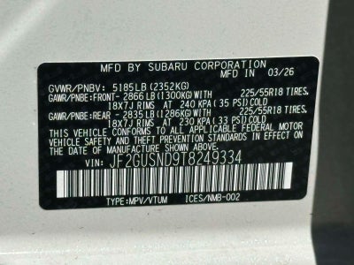 2026 Subaru CROSSTREK Limited Hybrid