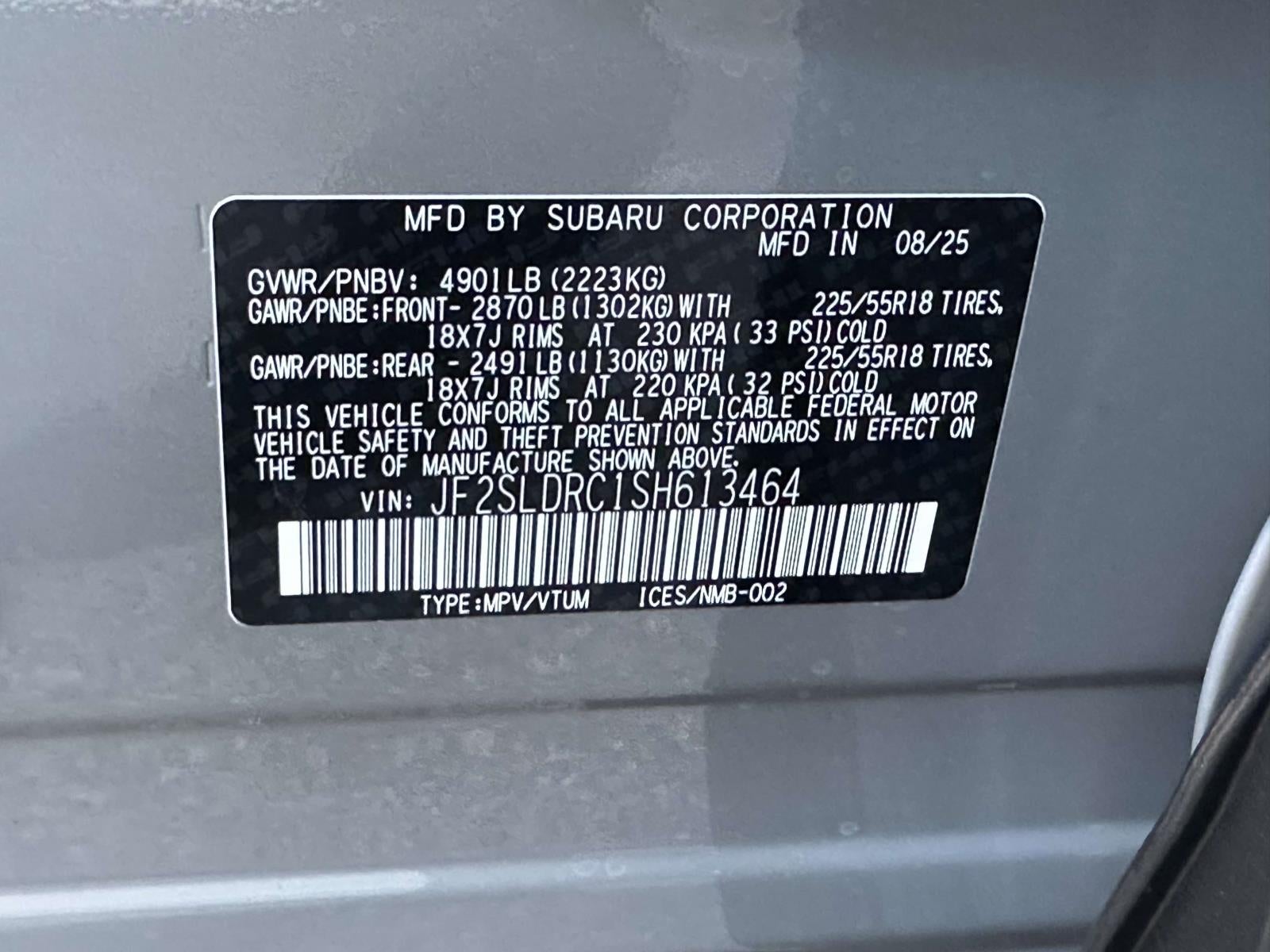 2025 Subaru FORESTER Limited