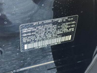 2025 Subaru FORESTER Premium Hybrid