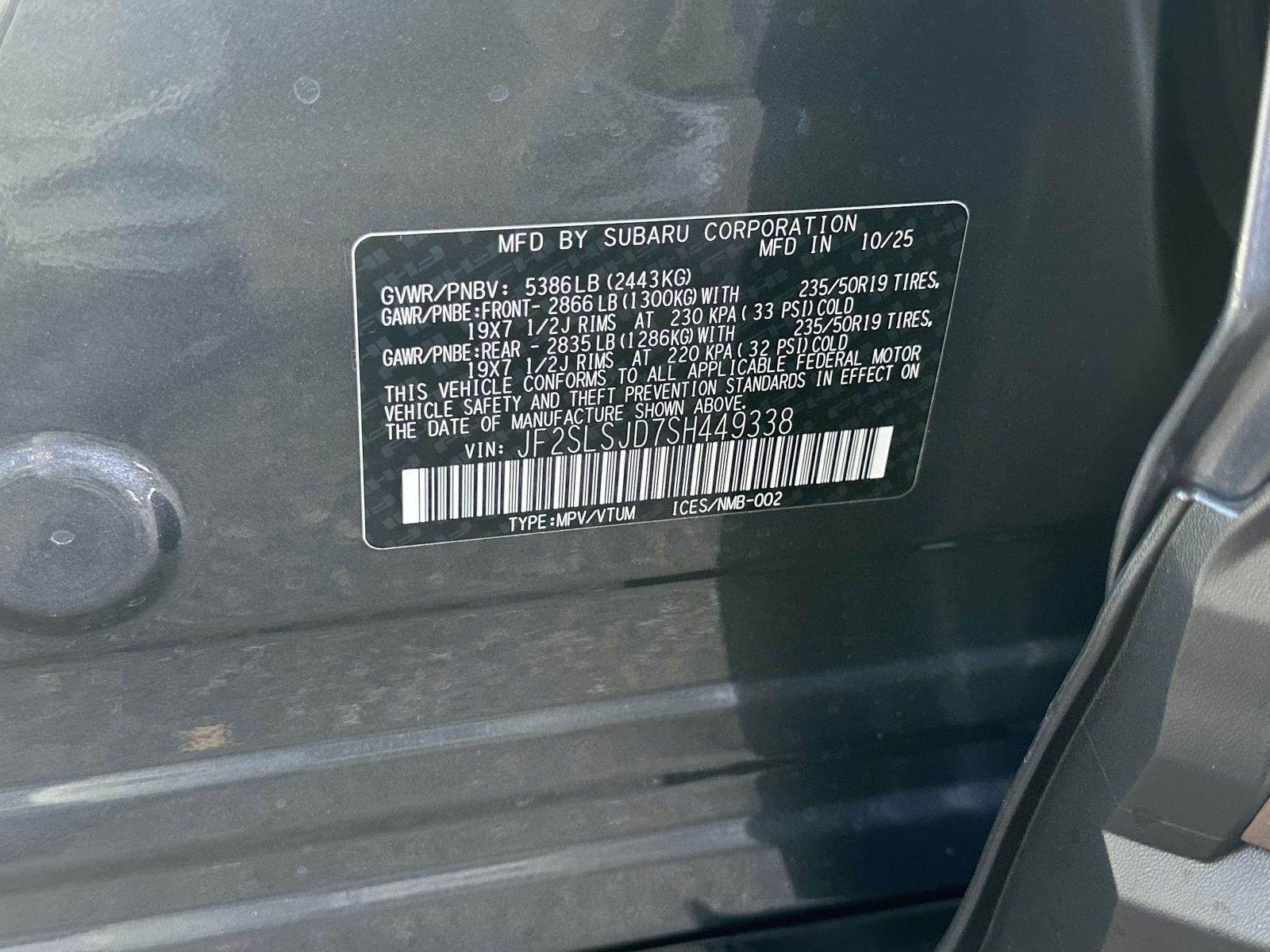 2025 Subaru FORESTER Sport Hybrid