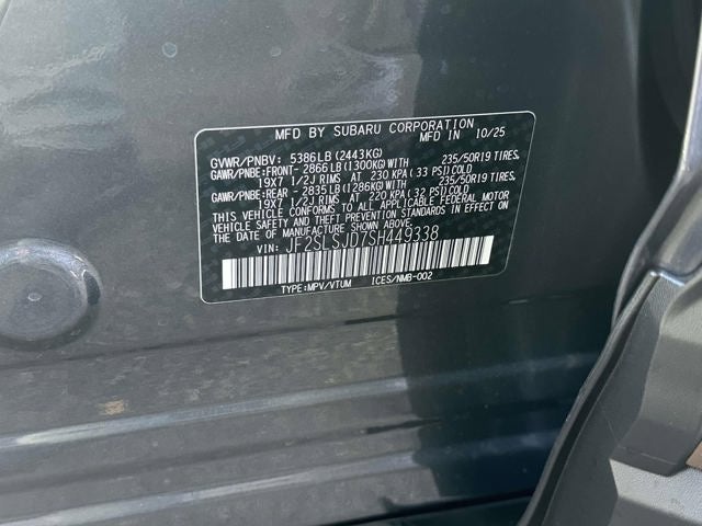 2025 Subaru FORESTER Sport Hybrid