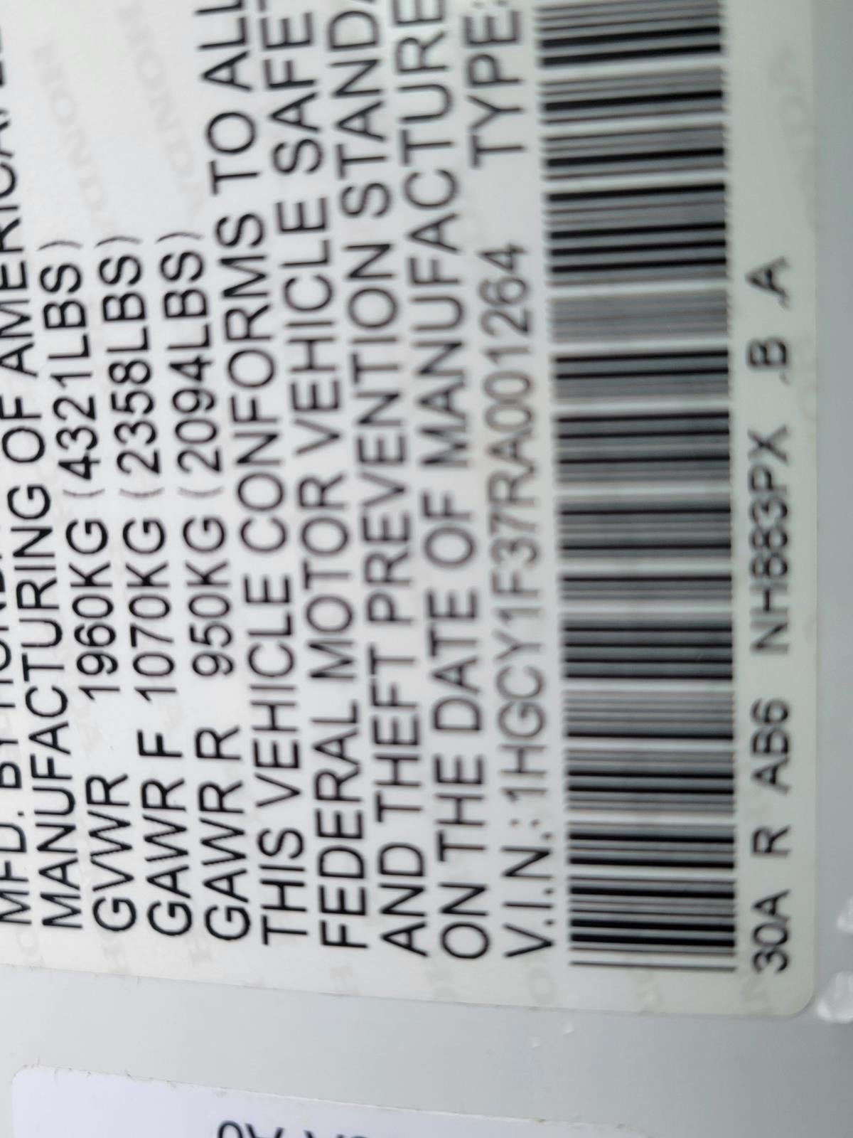 2024 Honda Accord Sedan EX