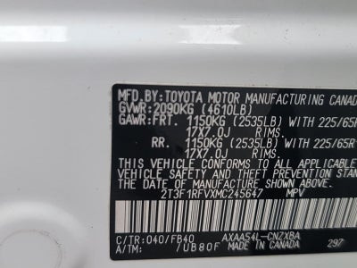 2021 Toyota RAV4 LE