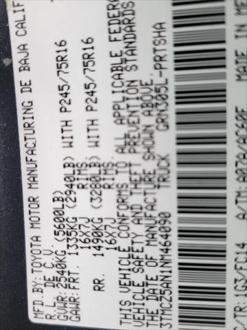 2022 Toyota Tacoma 4WD SR5