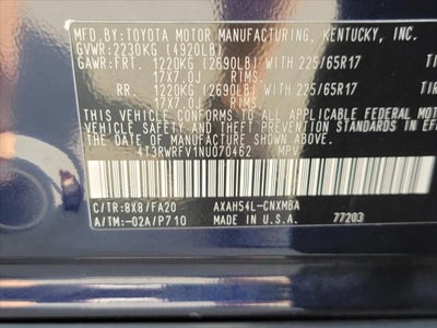 2022 Toyota RAV4 XLE