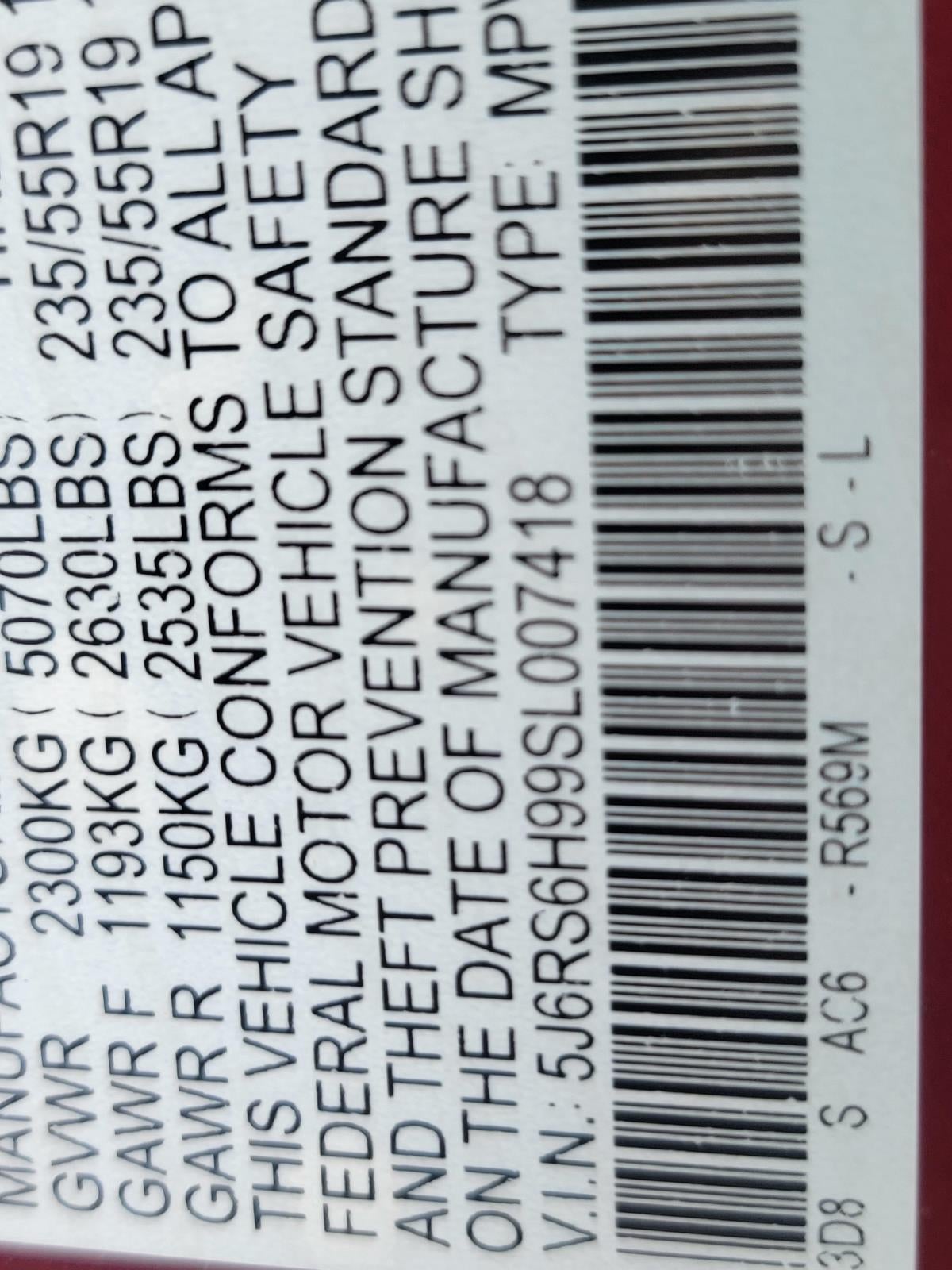 2025 Honda CR-V Hybrid Sport Touring