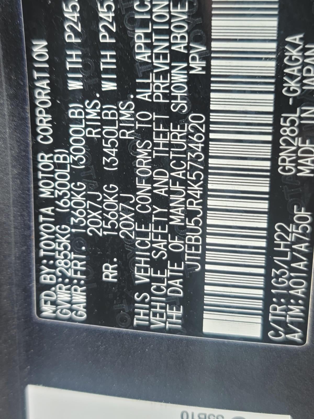 2019 Toyota 4Runner Limited Nightshade