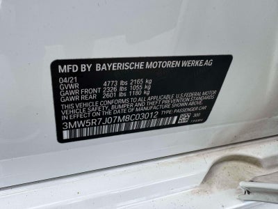 2021 BMW 3 Series 330i xDrive Sedan North America
