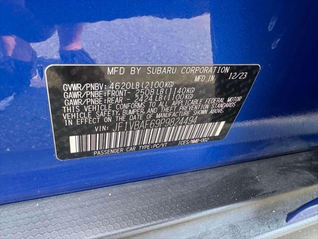 2023 Subaru WRX Premium Manual