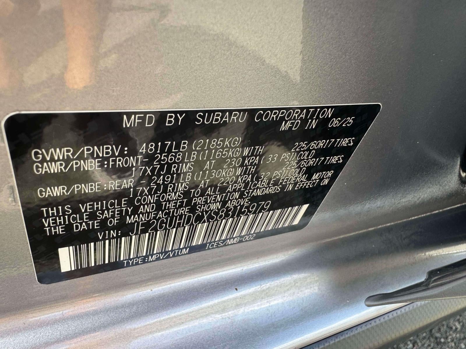 2025 Subaru Crosstrek Premium AWD