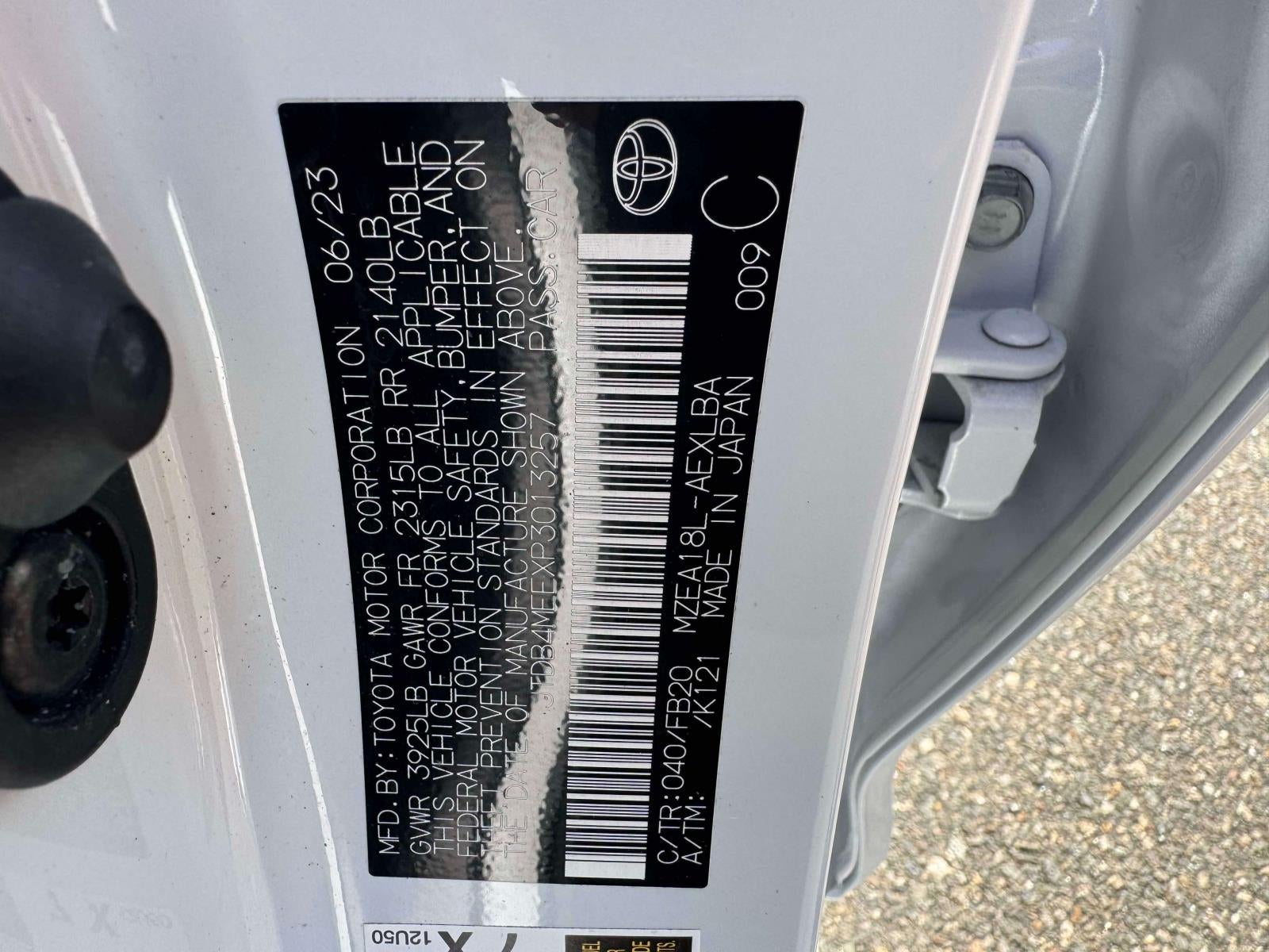 2023 Toyota Corolla LE CVT (Natl)