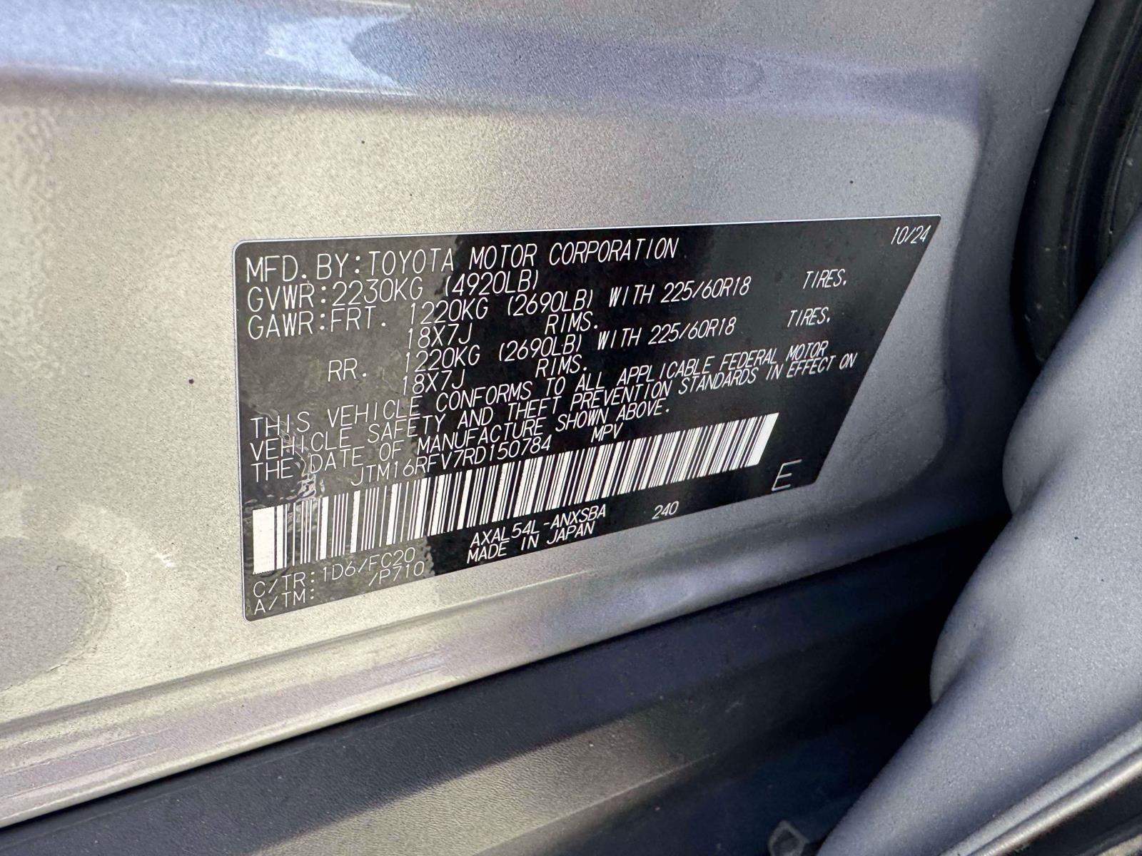 2024 Toyota RAV4 Hybrid SE AWD (Natl)