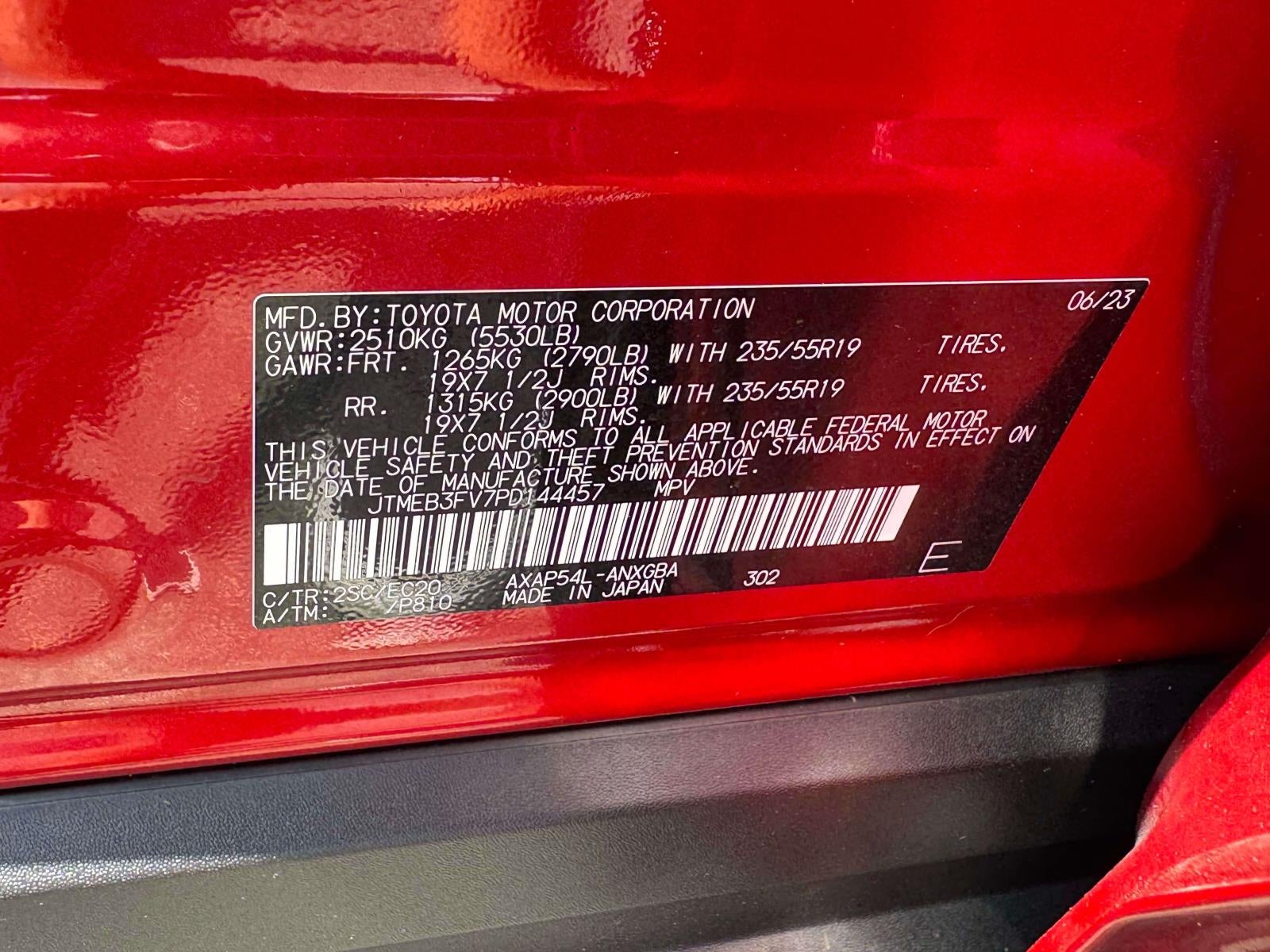 2023 Toyota RAV4 Prime XSE (Natl)