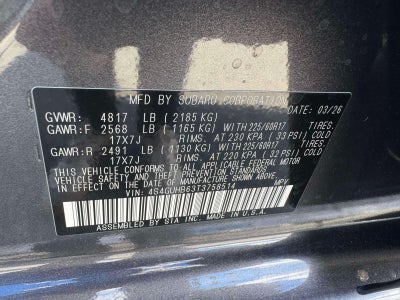 2026 Subaru CROSSTREK Base