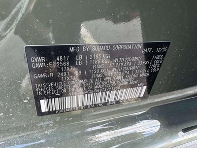 2026 Subaru CROSSTREK Premium