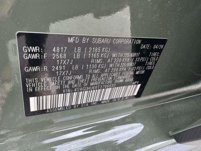 2026 Subaru CROSSTREK Wilderness