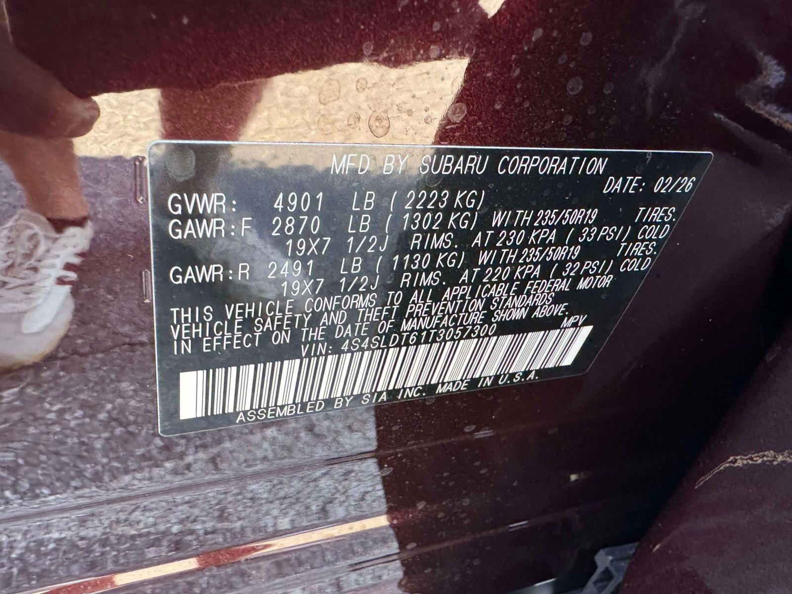 2026 Subaru FORESTER Touring