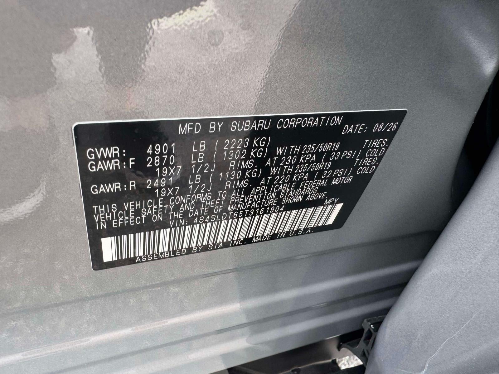 2026 Subaru FORESTER Touring