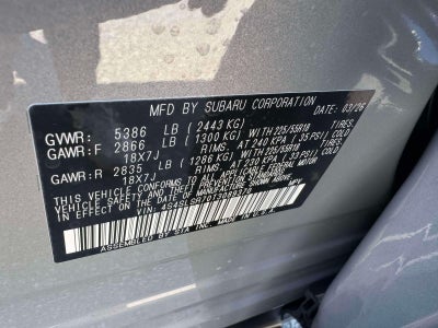 2026 Subaru FORESTER Limited Hybrid