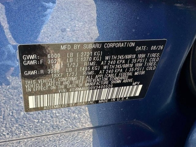 2027 Subaru ASCENT Premium 7-Passenger