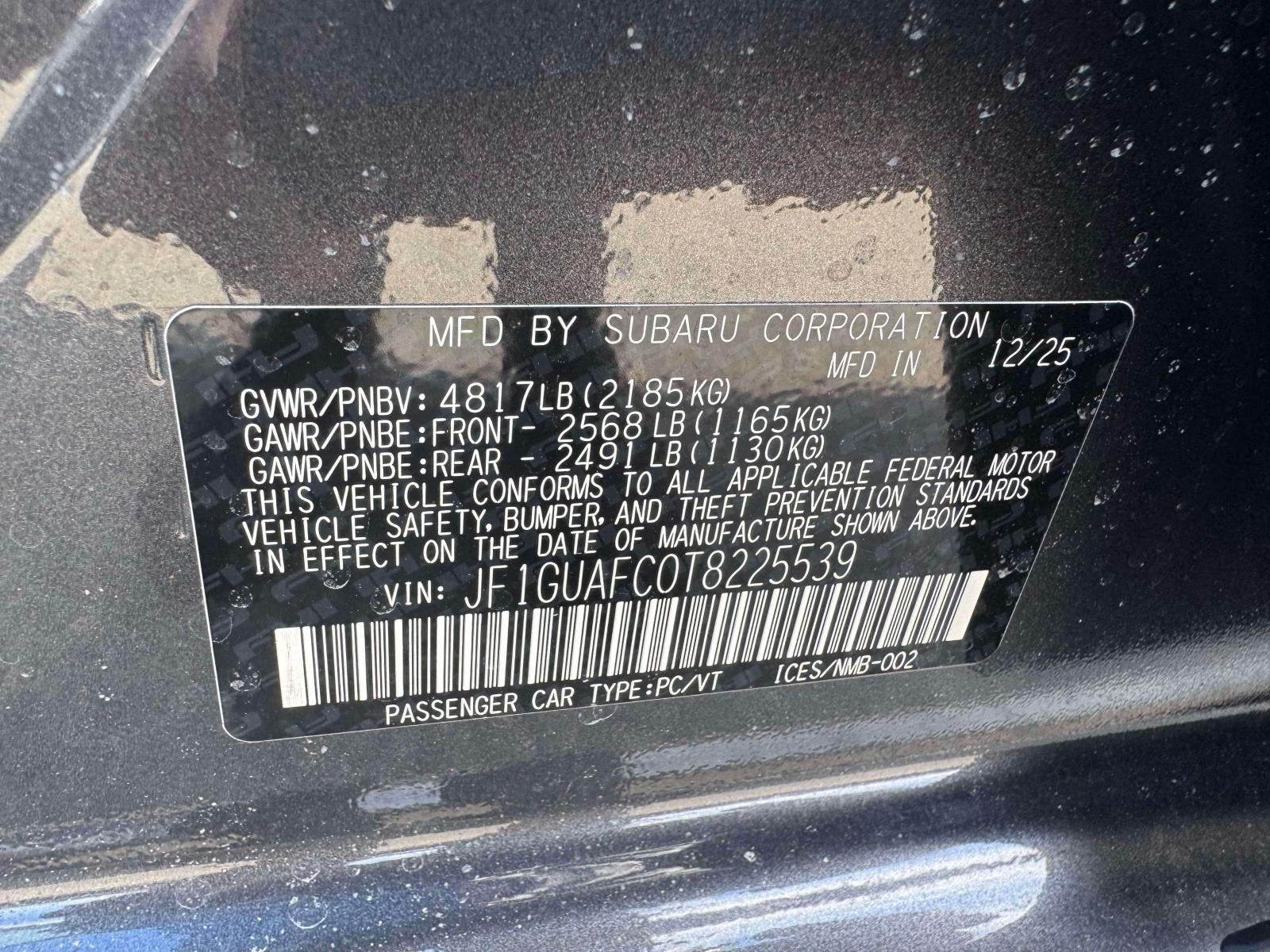 2026 Subaru IMPREZA Sport