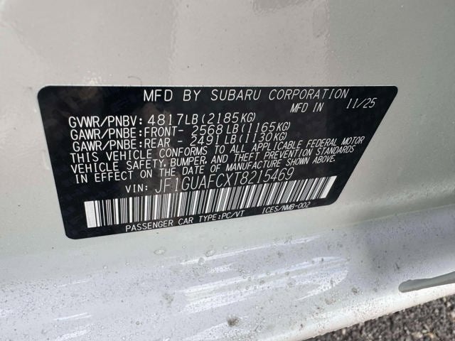 2026 Subaru IMPREZA Sport