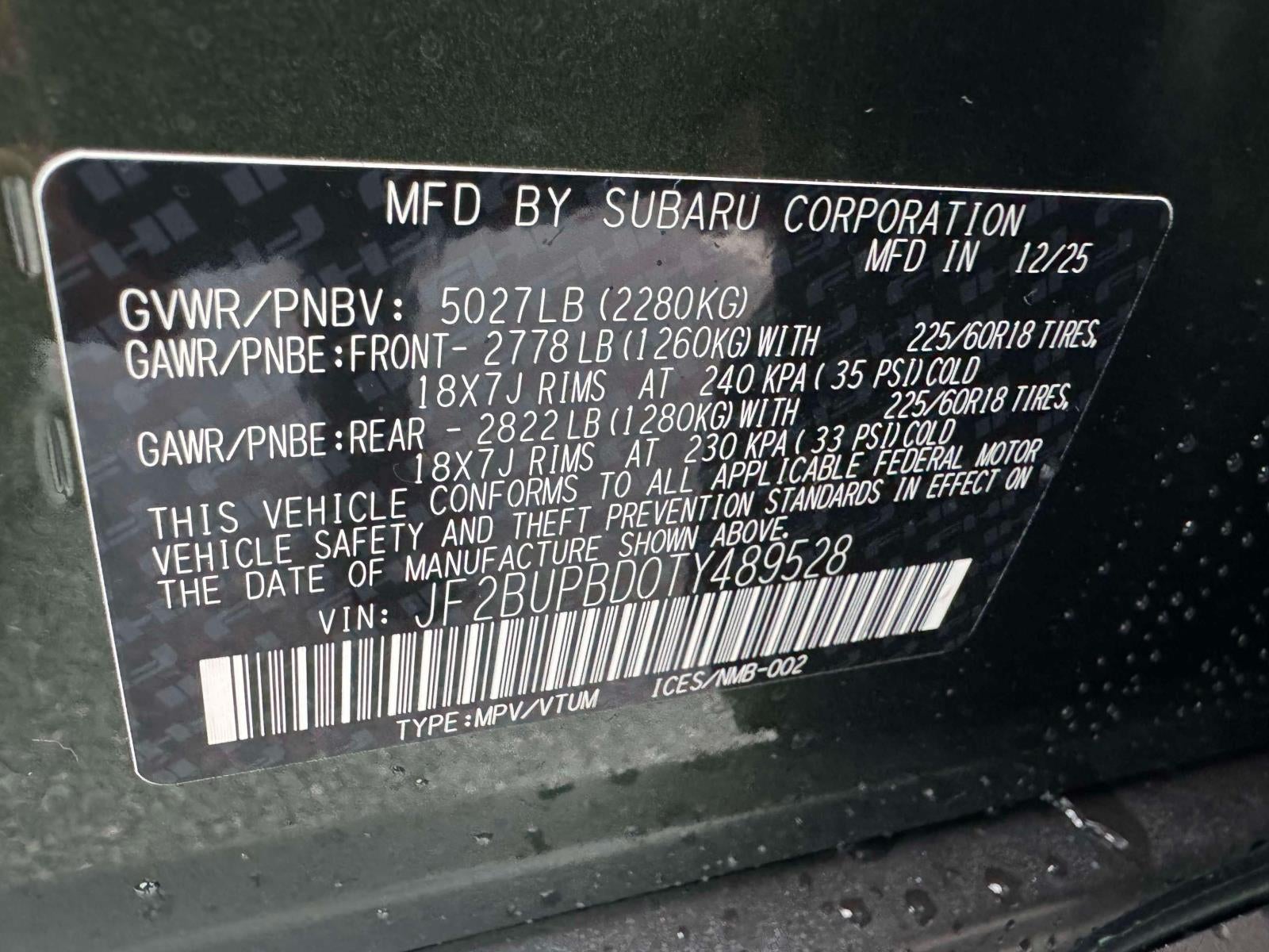 2026 Subaru OUTBACK Premium