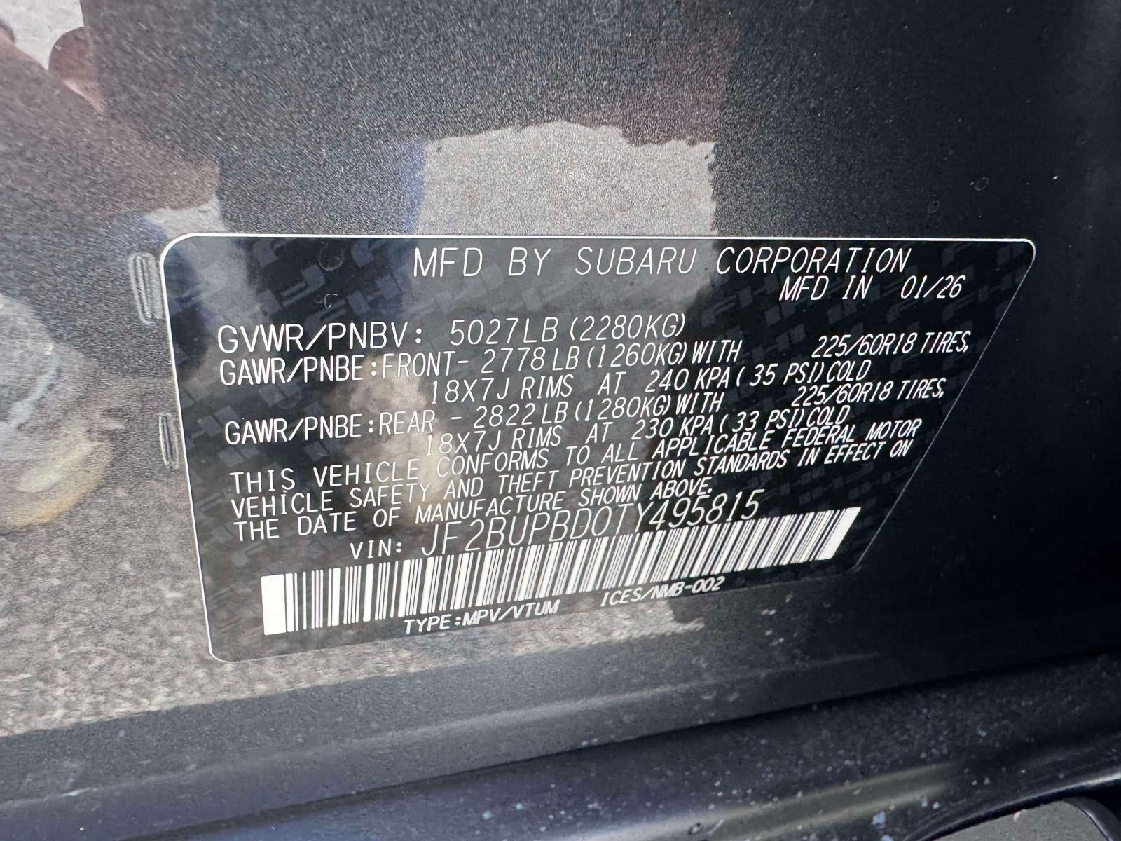 2026 Subaru OUTBACK Premium