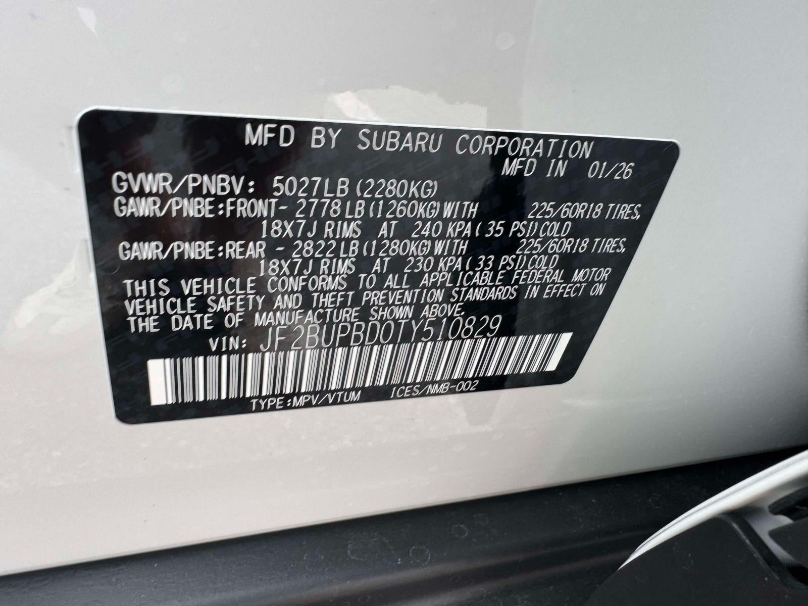 2026 Subaru OUTBACK Premium