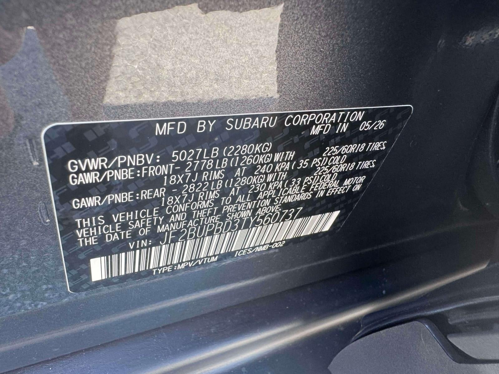 2026 Subaru OUTBACK Premium